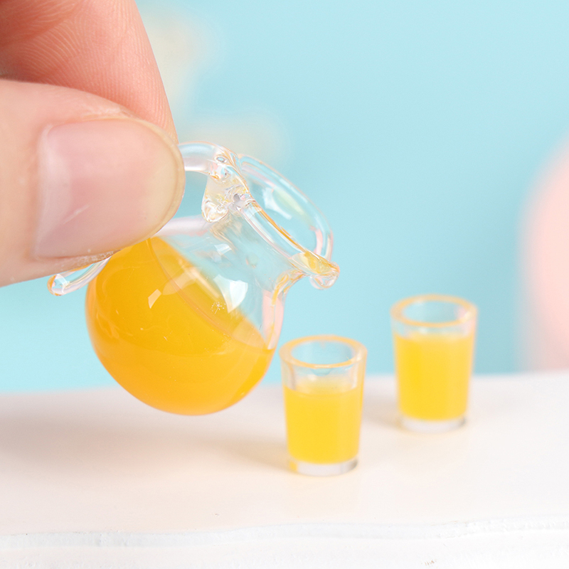 Baby Food Toy - 3Pcs/set 1:12 Dollhouse Miniature Food Drink