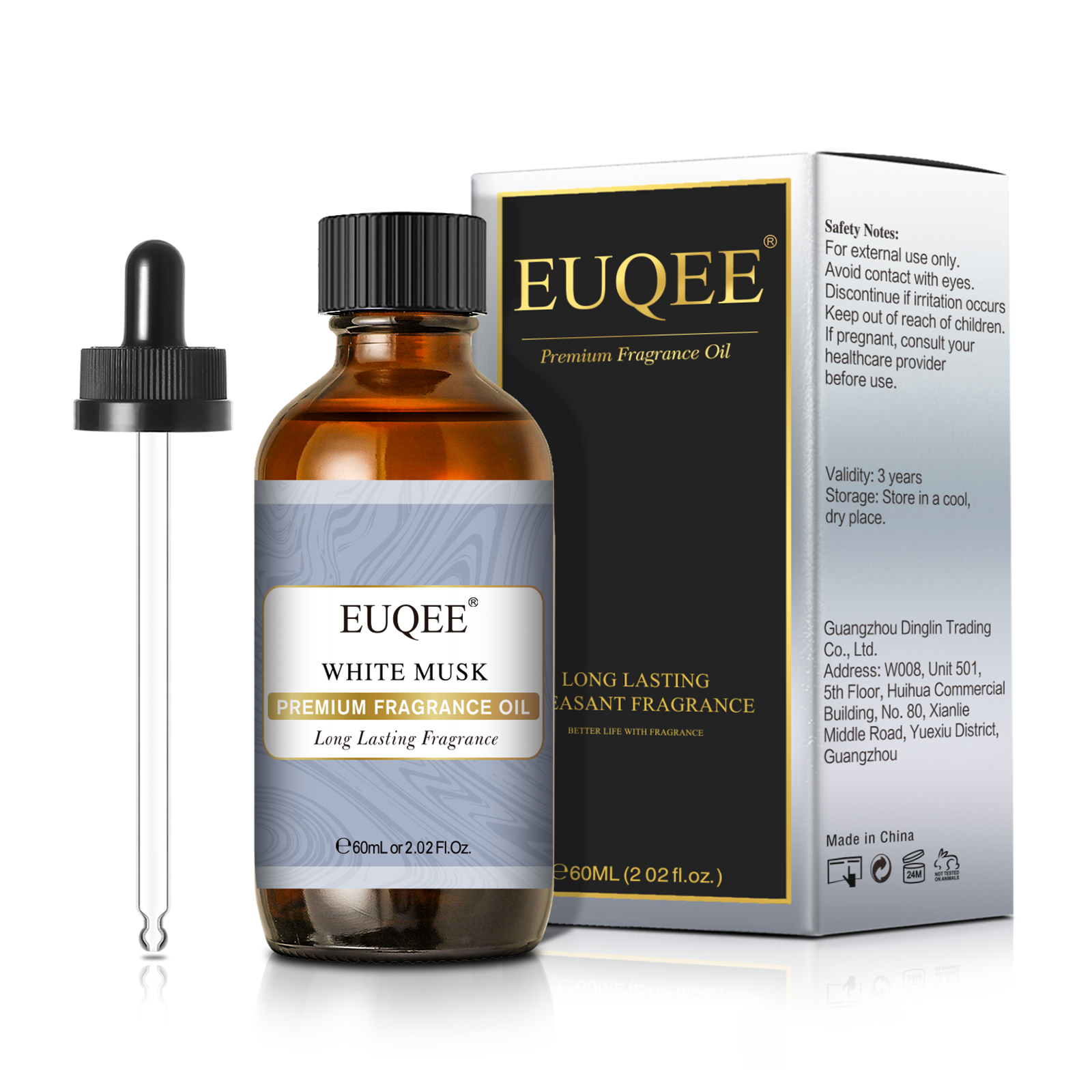 Baby Food Oil - EUQEE 60ML Premium Fragrance Oil White