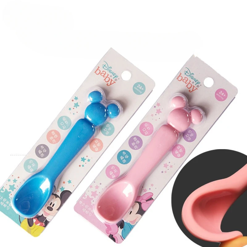 Baby Food Japan - Disney Mickey Silicone Spoon Baby Kawaii