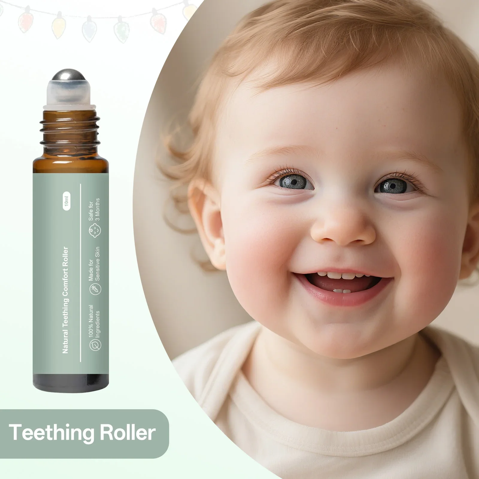 Baby Food Oil - Baby Teething Relief Roller 10ml -