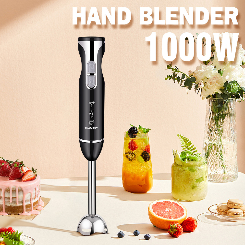 Baby Food Hand Blender - Home Portable Handheld Cooking Stick 1000W