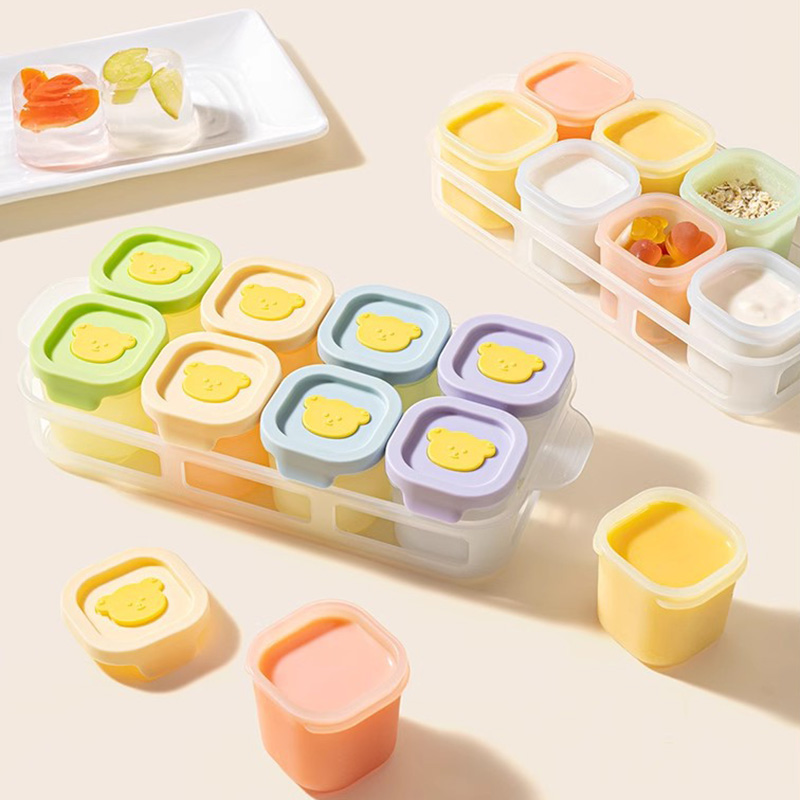 Baby Food Glass - Baby complementary food box baby silicone