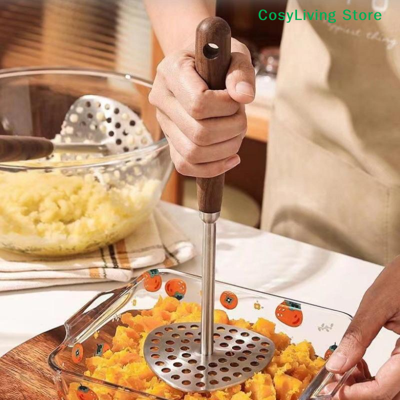 Baby Food With Sweet Potato - 1Pcs Stainless Steel Mashed Potato Press