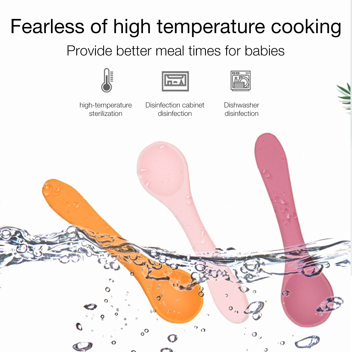 Soft Silicone Baby Feeding Spo - Baby Food Utensils ulasan dan harga
