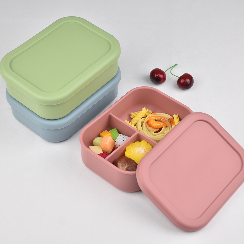 3-Compartment Food Grade Silic - Baby Food In Jars ulasan dan harga