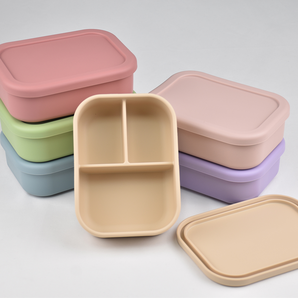 3-Compartment Food Grade Silic - Baby Food In Jars ulasan dan harga