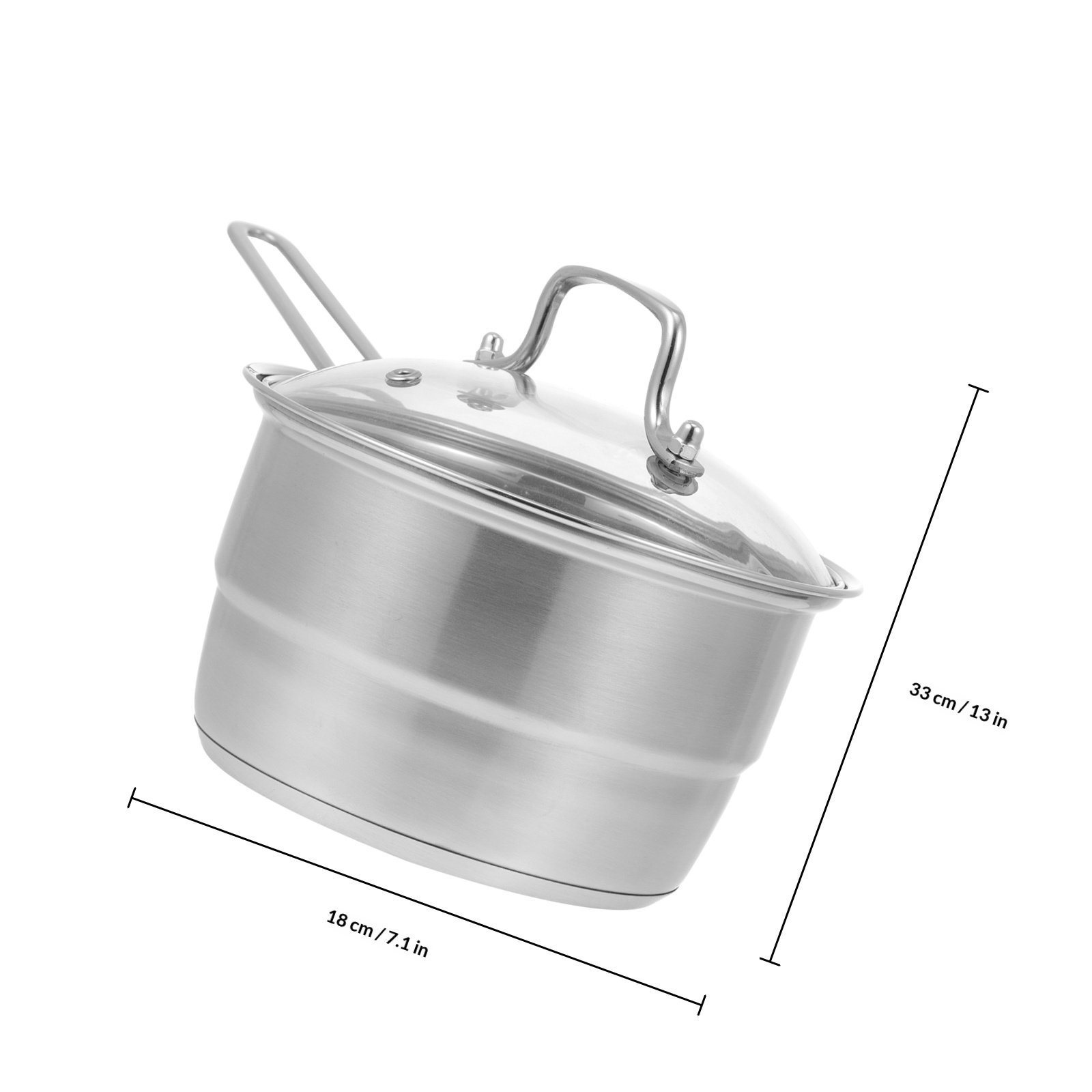 1Set Stainless Steel Milk Pot  - Baby Food Glass ulasan dan harga