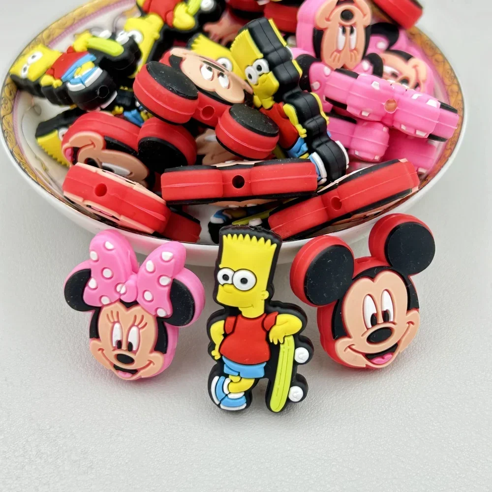10PC DIY Cartoon Mini Silicone - Baby Food Toy ulasan dan harga