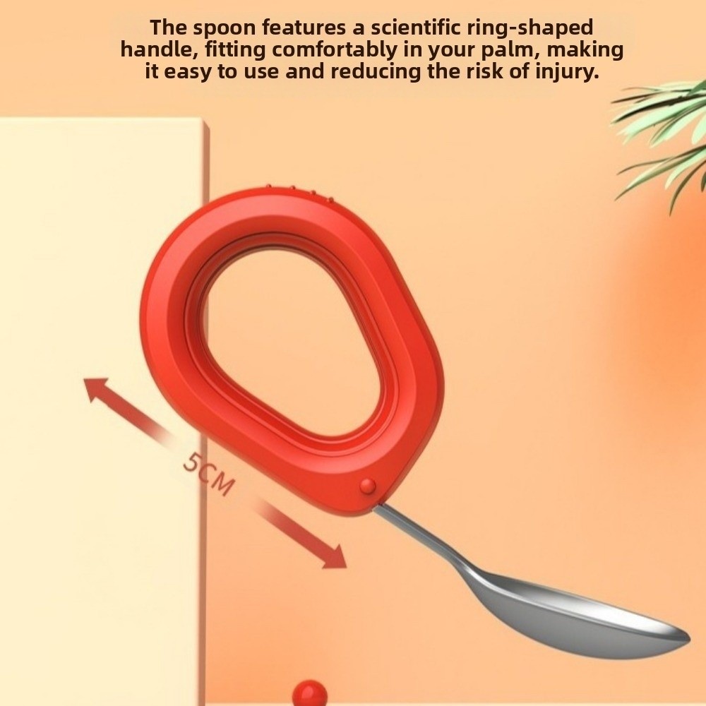 Silicone Handle Baby Silicone  - Self Feed Spoon ulasan dan harga