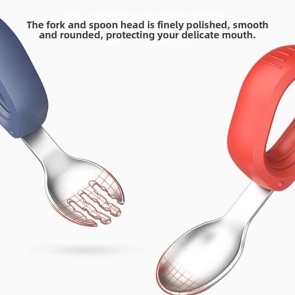 Silicone Handle Baby Silicone  - Self Feed Spoon ulasan dan harga