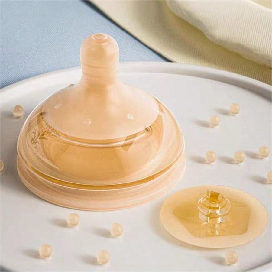 1pc Wide-neck Baby Bottle Nipp - Baby Food Glass ulasan dan harga