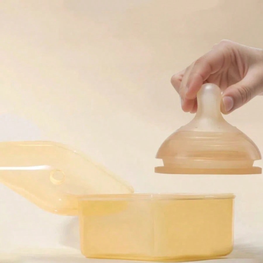 1pc Wide-neck Baby Bottle Nipp - Baby Food Glass ulasan dan harga