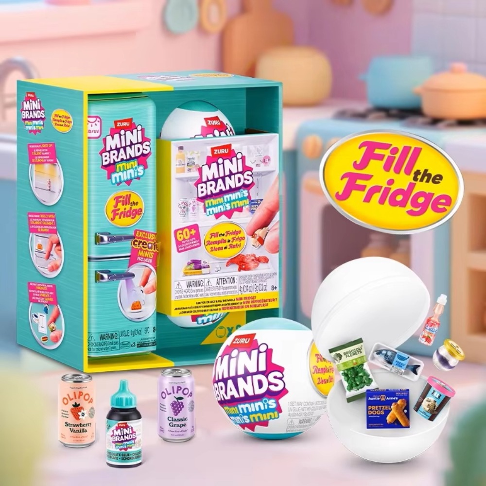 ZURU Mini Brands Refrigerator  - Baby Food Toy ulasan dan harga