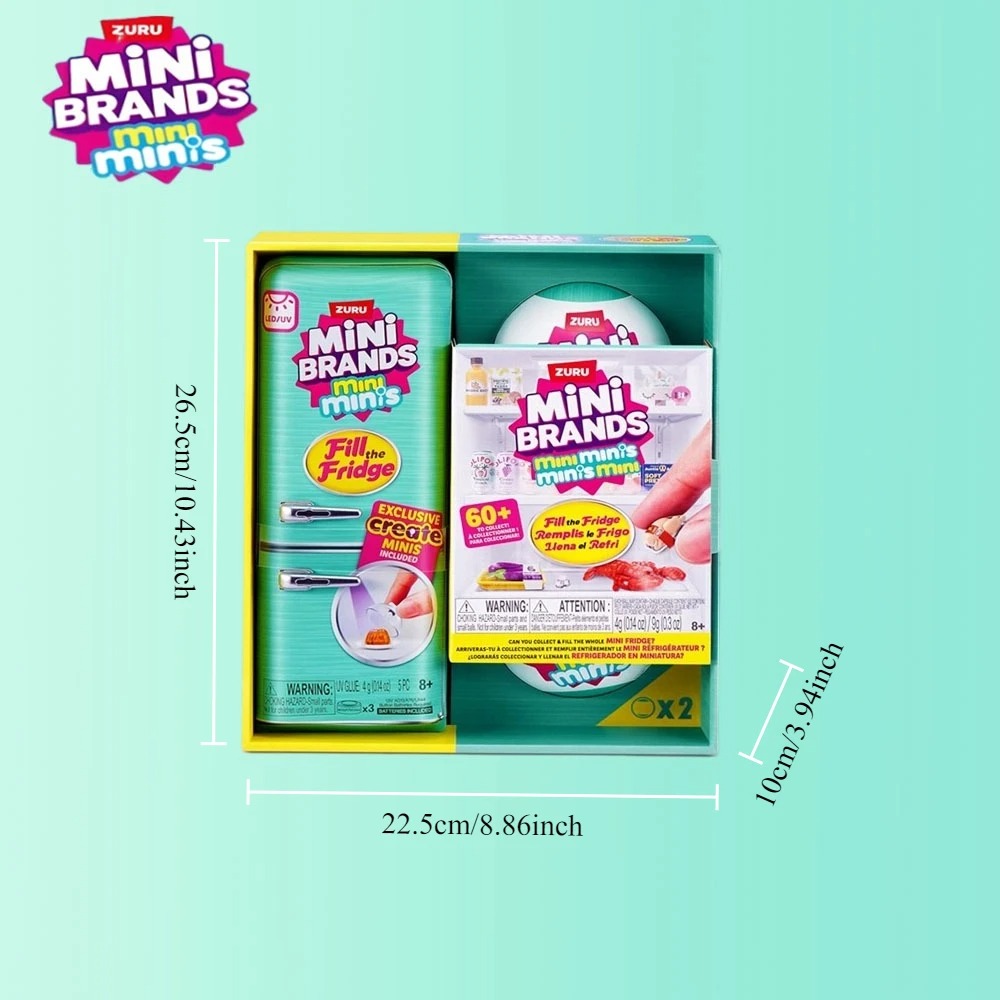 ZURU Mini Brands Refrigerator  - Baby Food Toy ulasan dan harga