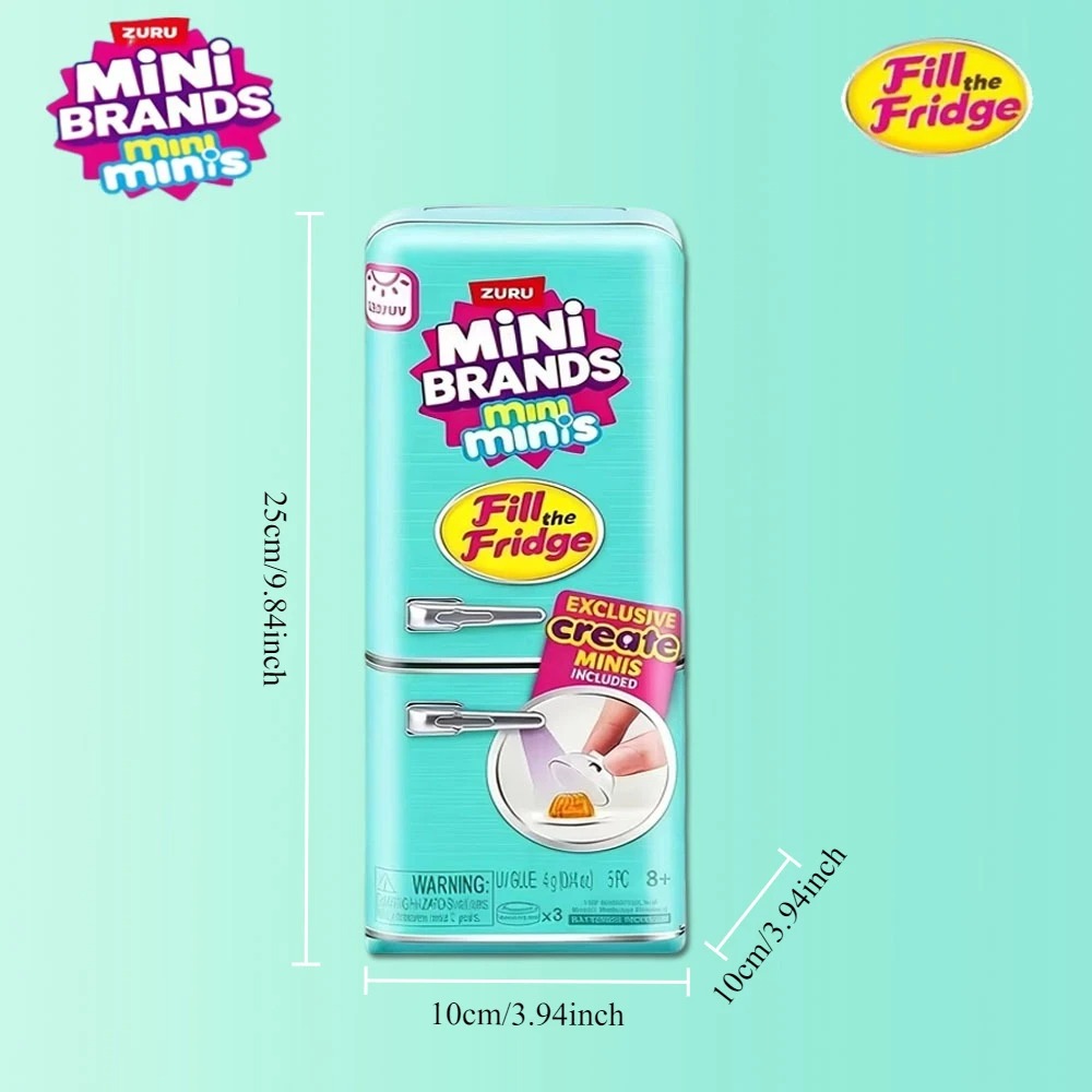 ZURU Mini Brands Refrigerator  - Baby Food Toy ulasan dan harga
