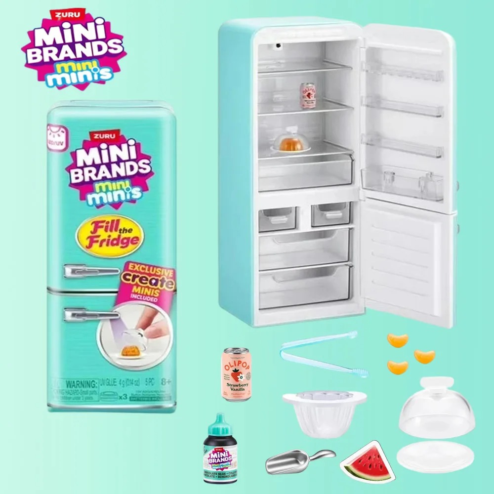 ZURU Mini Brands Refrigerator  - Baby Food Toy ulasan dan harga