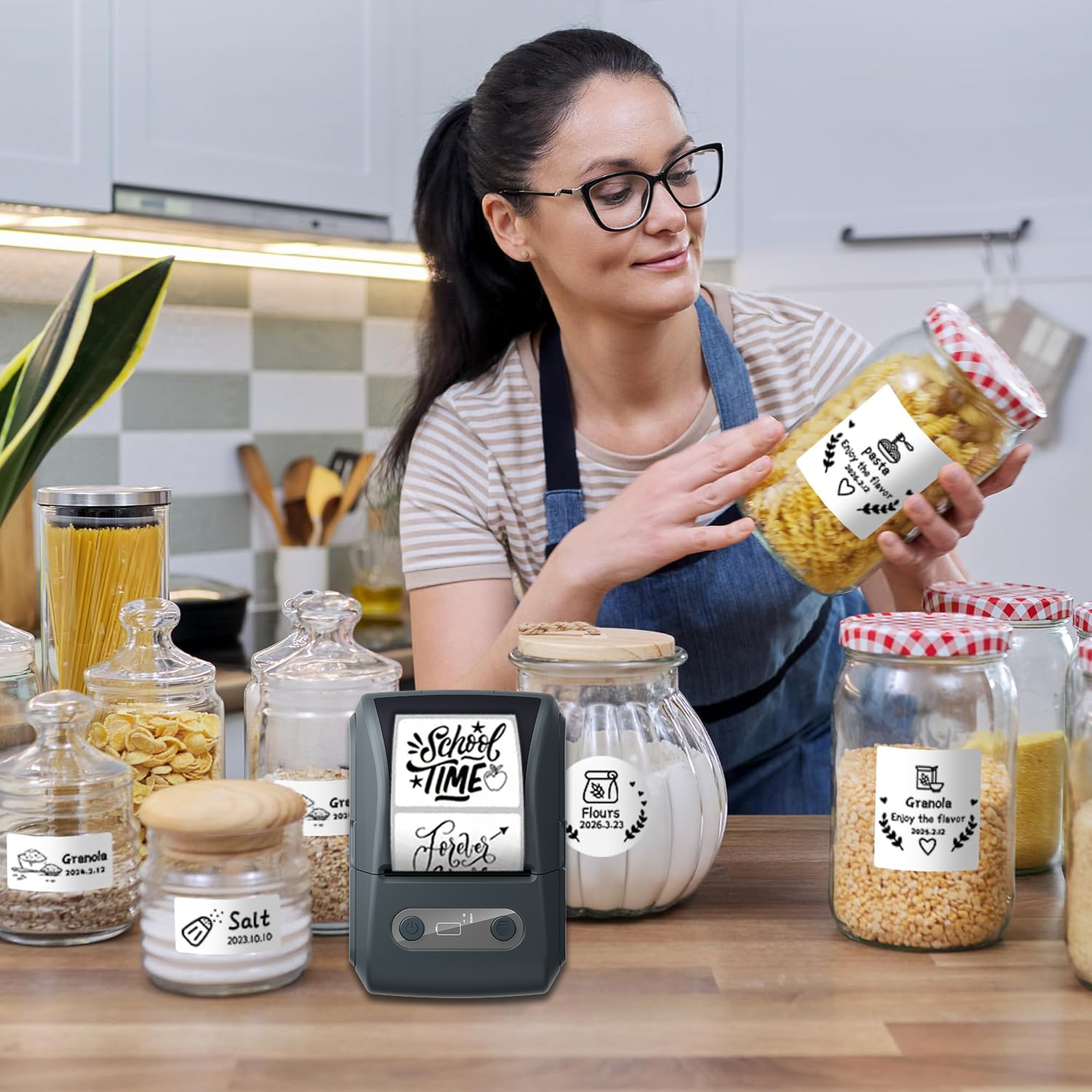 Wireless thermal label printer - Baby Food Label ulasan dan harga