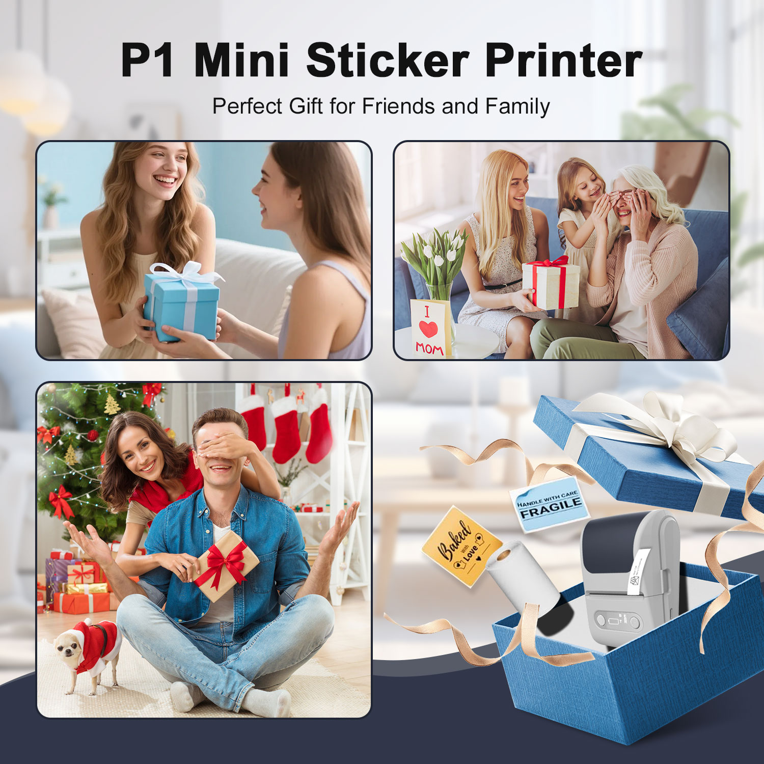 Portable P1 Bluetooth Thermal  - Baby Food Label ulasan dan harga