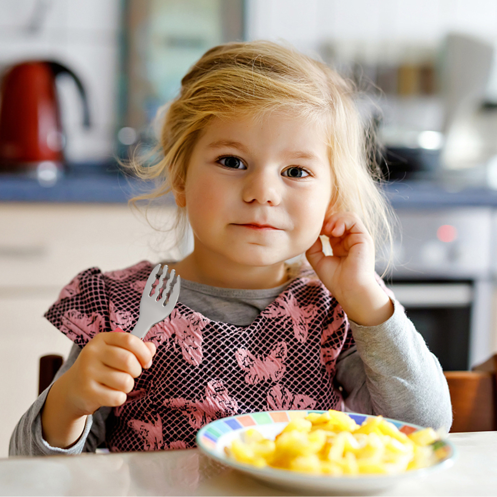 Stainless Steel Baby Spoon For - Self Feed Spoon ulasan dan harga
