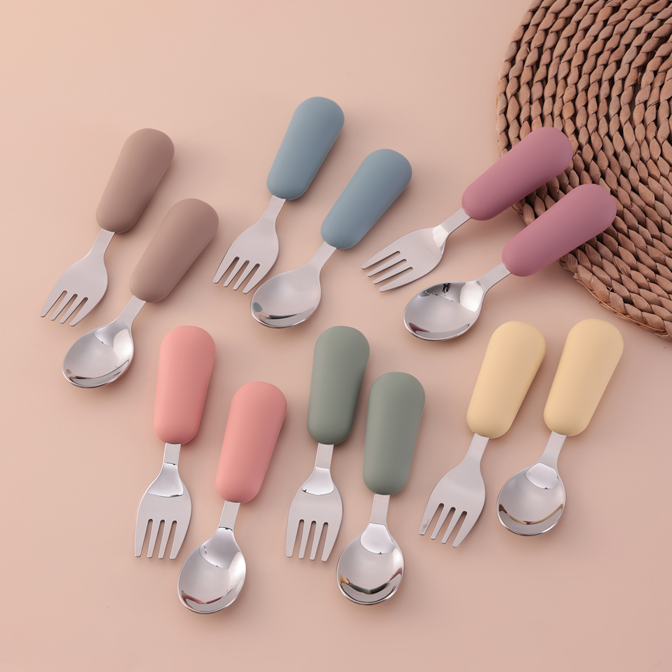 Color Kids 2PCS Stainless Stee - Baby Food Utensils ulasan dan harga