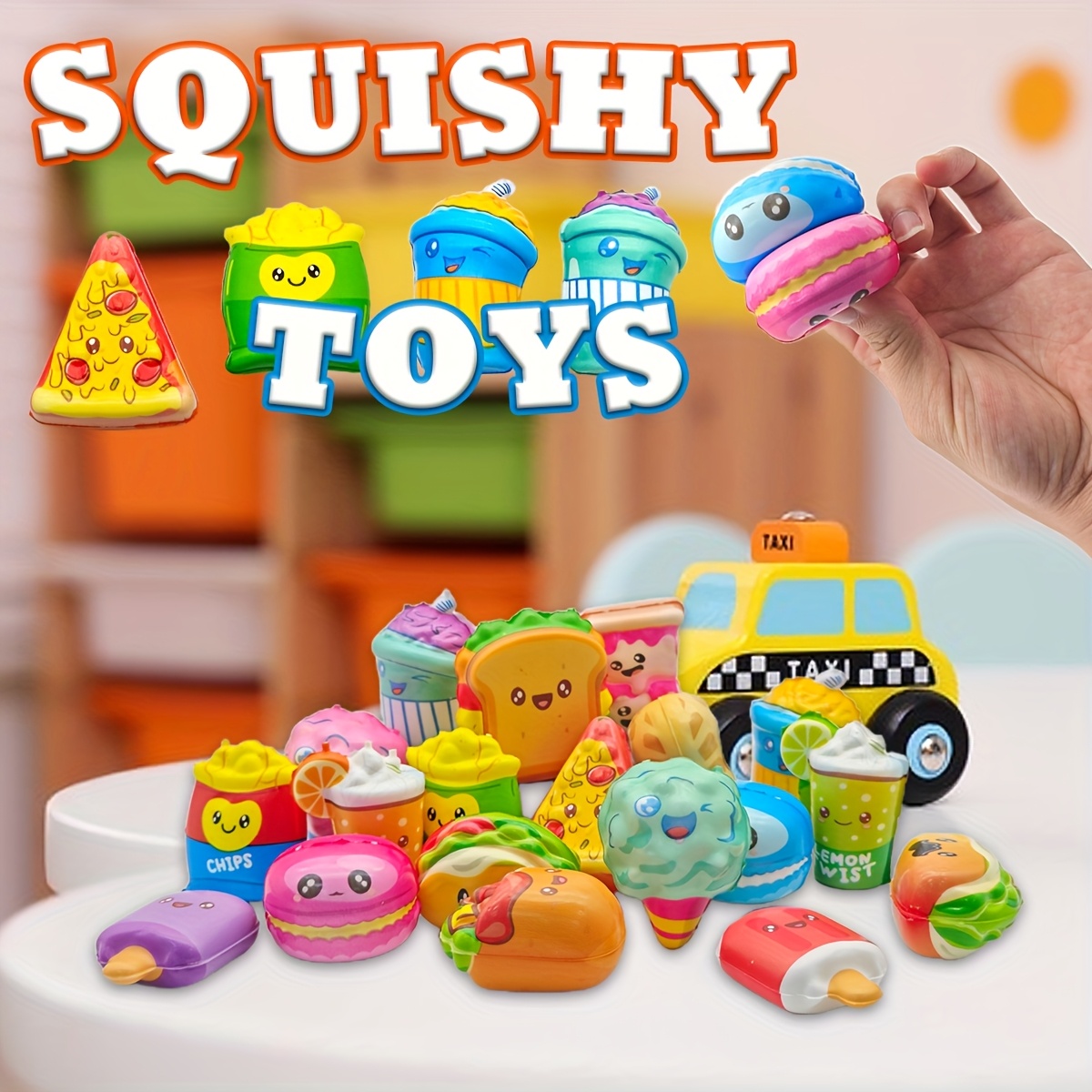 Mini Slow Rising Food & Fries  - Baby Food Toy ulasan dan harga