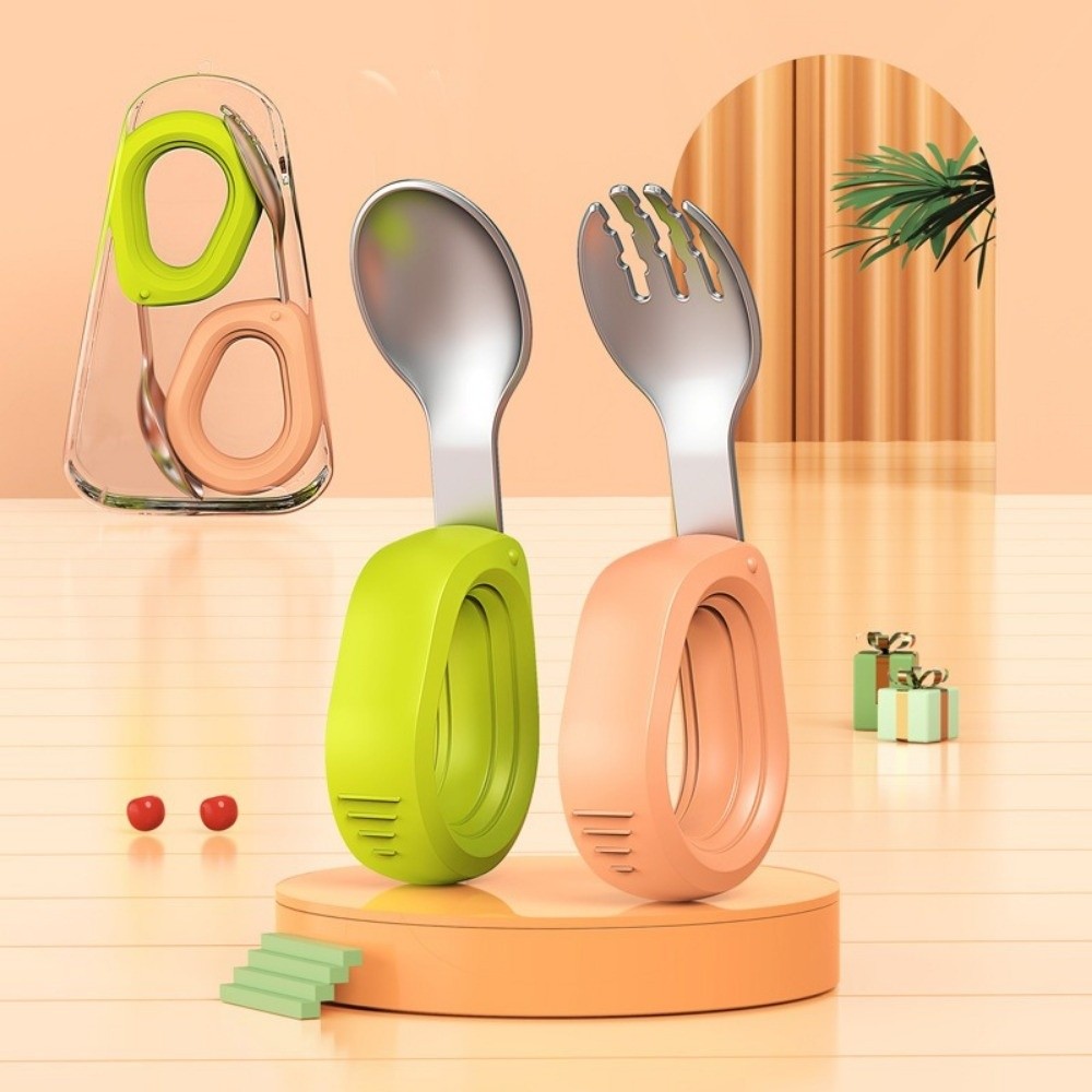 Silicone Handle Baby Silicone  - Self Feed Spoon ulasan dan harga