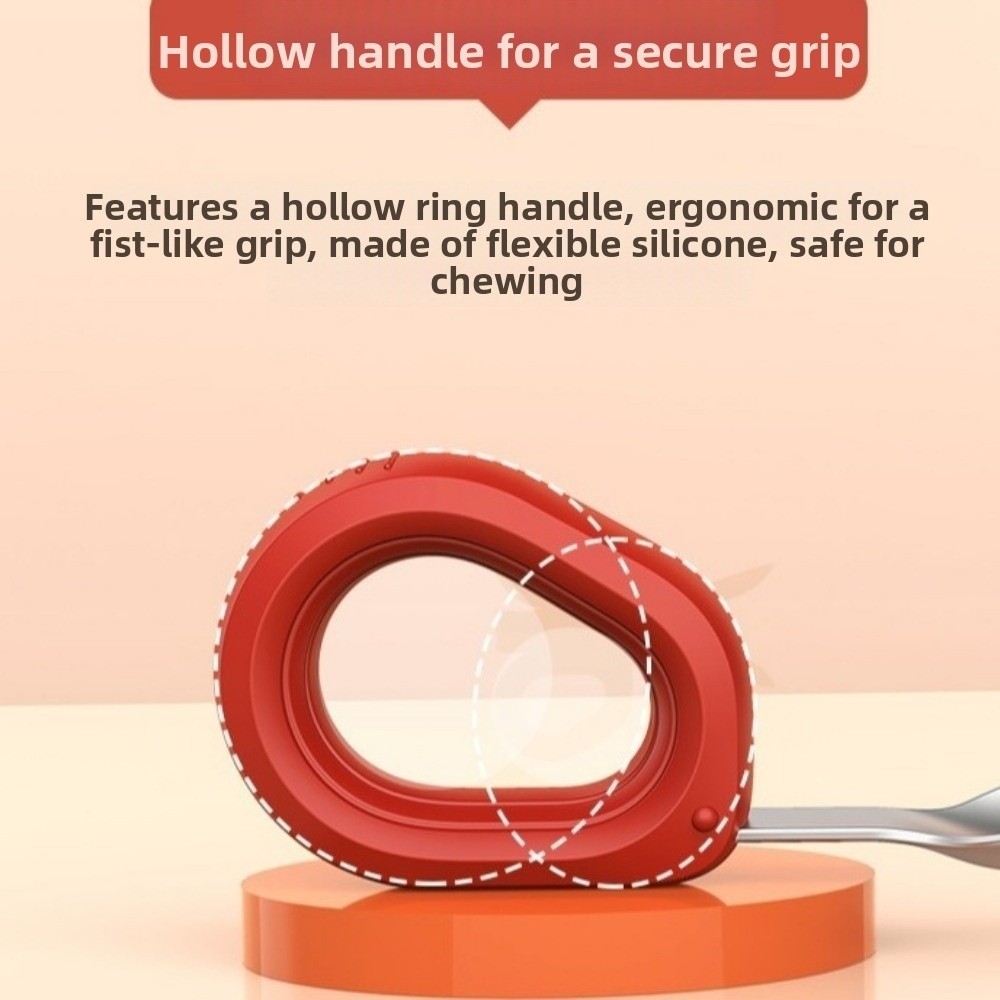 Silicone Handle Baby Silicone  - Self Feed Spoon ulasan dan harga
