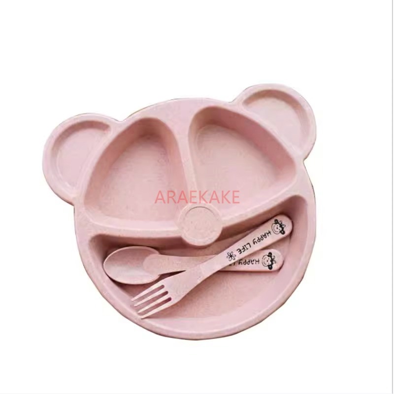 Children's Dining Plate Set Di - Baby Food Utensils ulasan dan harga