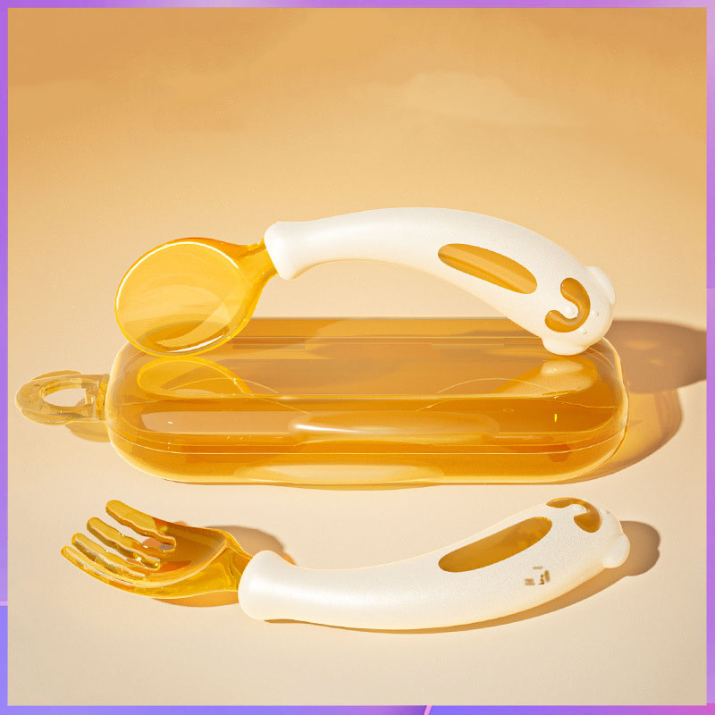 Baby Spoon Fork/Learn to Eat T - Baby Food Year Old ulasan dan harga