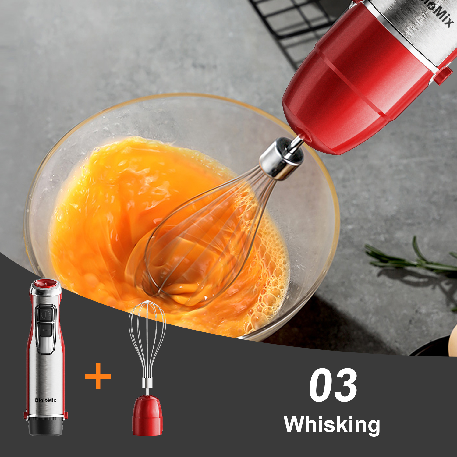 BioloMix 4-in-1 Hand Stick Ble - Baby Food Hand Blender ulasan dan harga