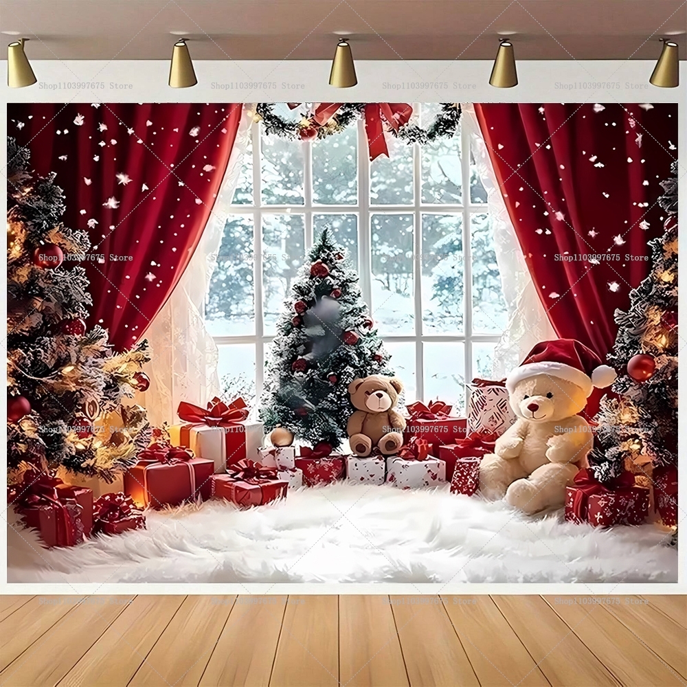 Merry Christmas Backdrops Wond - Baby Food Processor ulasan dan harga