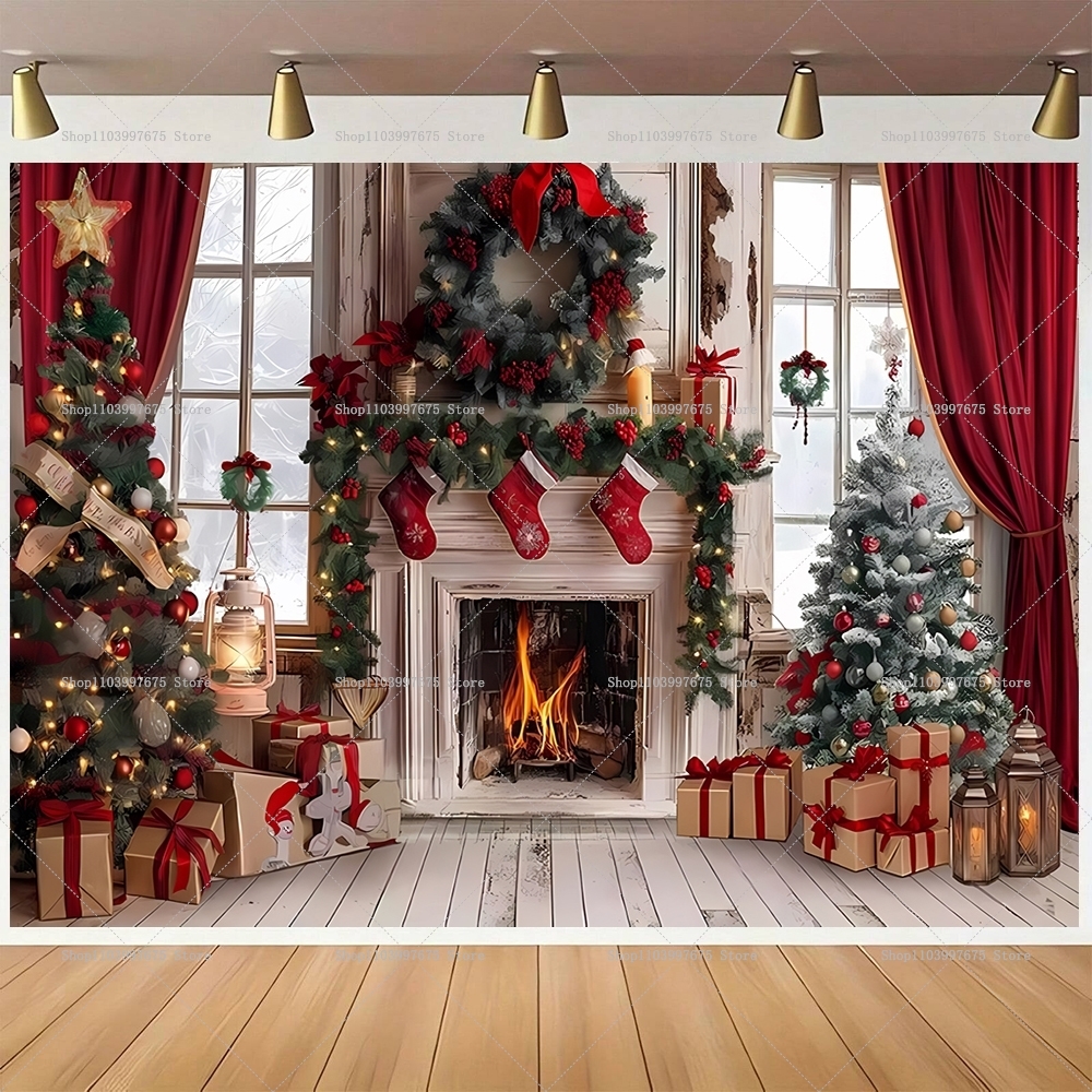 Merry Christmas Backdrops Wond - Baby Food Processor ulasan dan harga