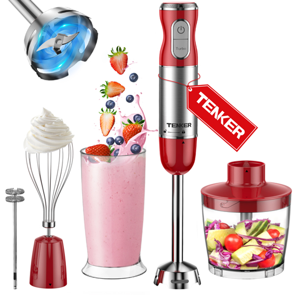 450W Immersion Blender 5 in1 E - Baby Food Hand Blender ulasan dan harga