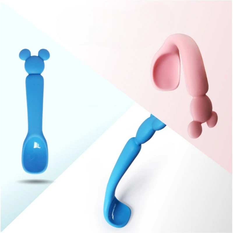 Disney Mickey Silicone Spoon B - Baby Food Japan ulasan dan harga