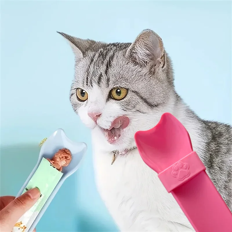 Cat Strip Squeeze Spoon for Li - Self Feed Spoon ulasan dan harga