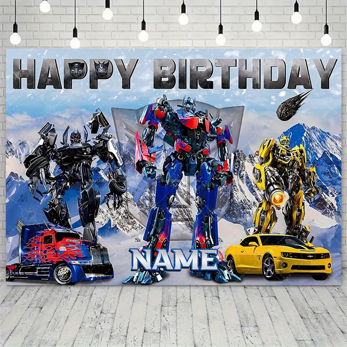 Custom Name Transformers Backd - Baby Food Name ulasan dan harga