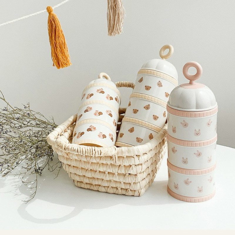 Cute Bear Milk Powder Box Baby - Baby Food In Jars ulasan dan harga