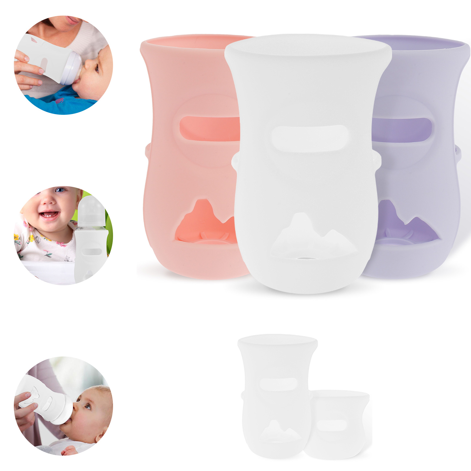 Silicone Sleeves Silicone Baby - Baby Food Glass ulasan dan harga