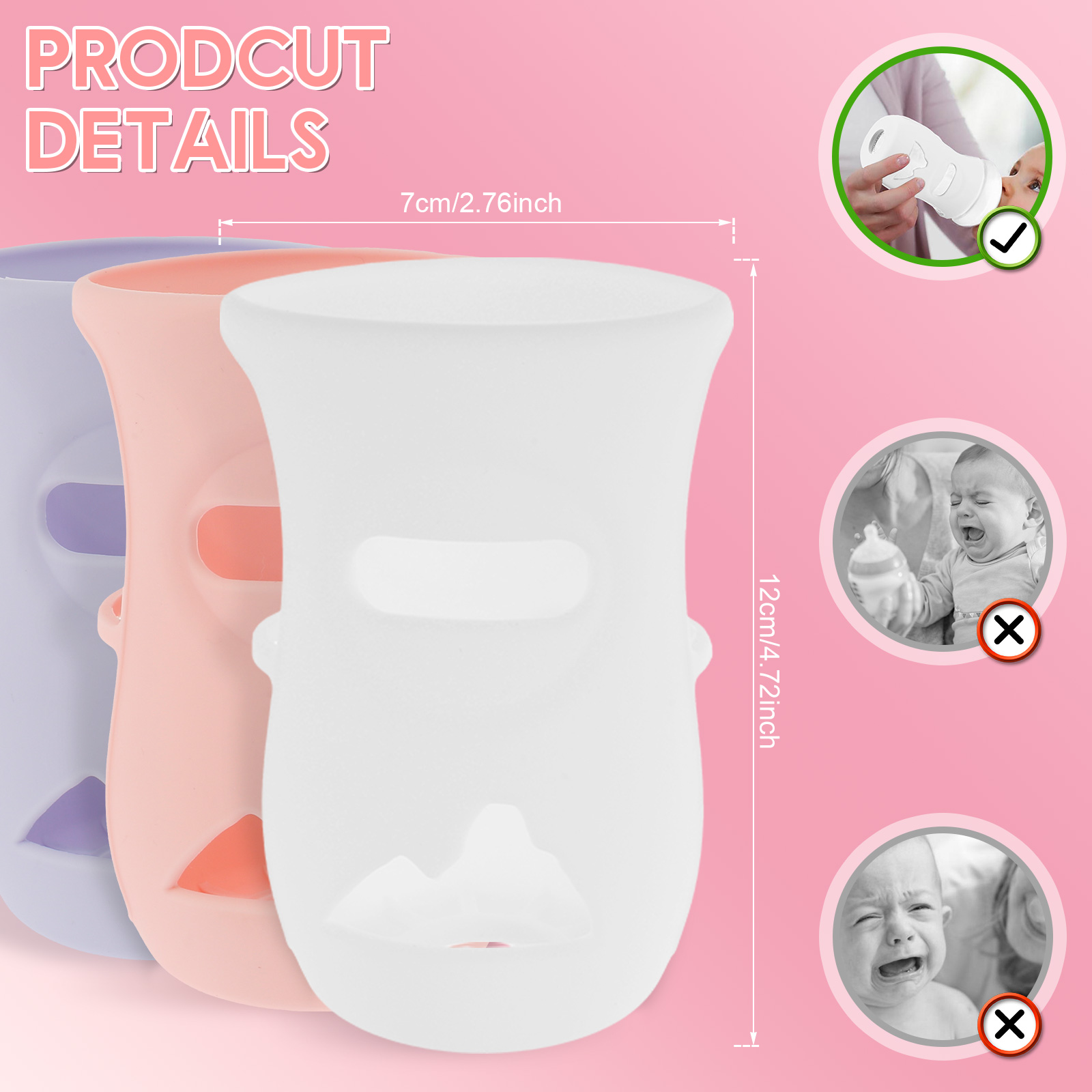 Silicone Sleeves Silicone Baby - Baby Food Glass ulasan dan harga