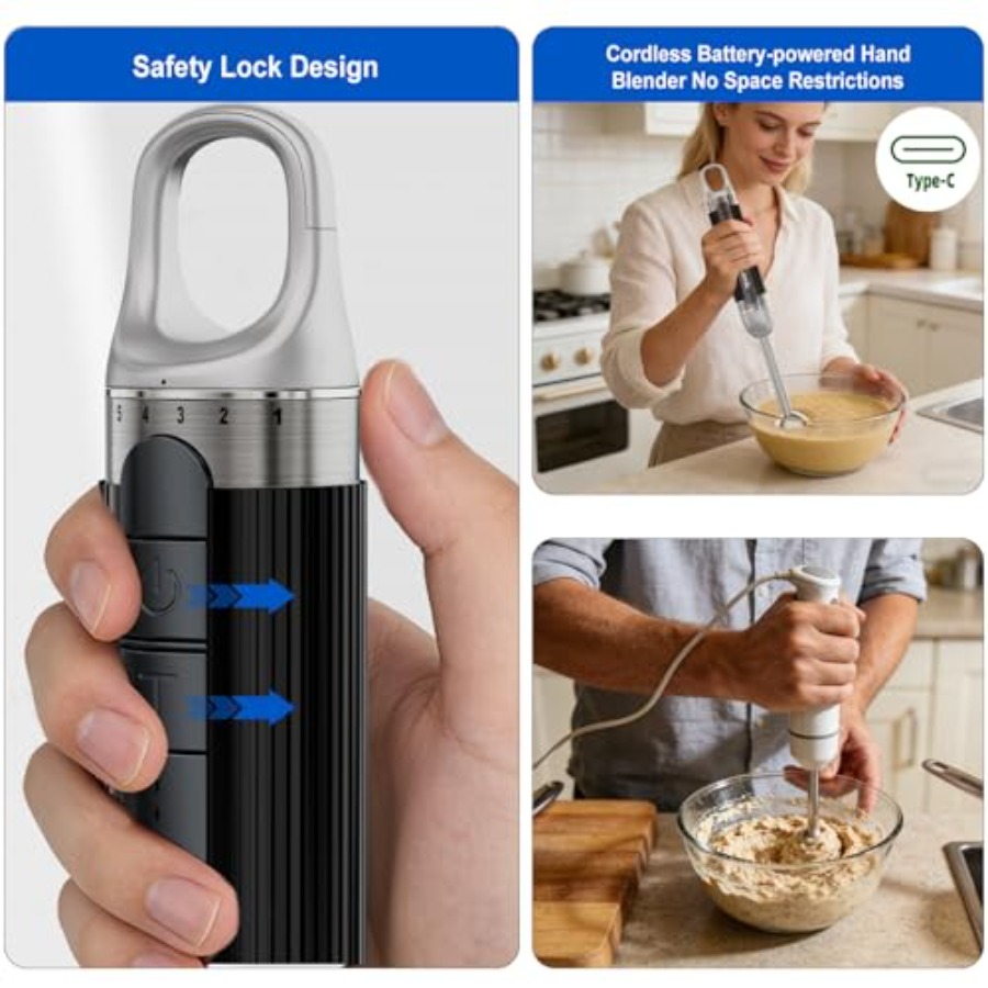 Cordless immersion hand blende - Baby Food Hand Blender ulasan dan harga