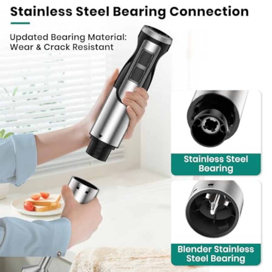 1800W Immersion Blender Handhe - Baby Food Hand Blender ulasan dan harga