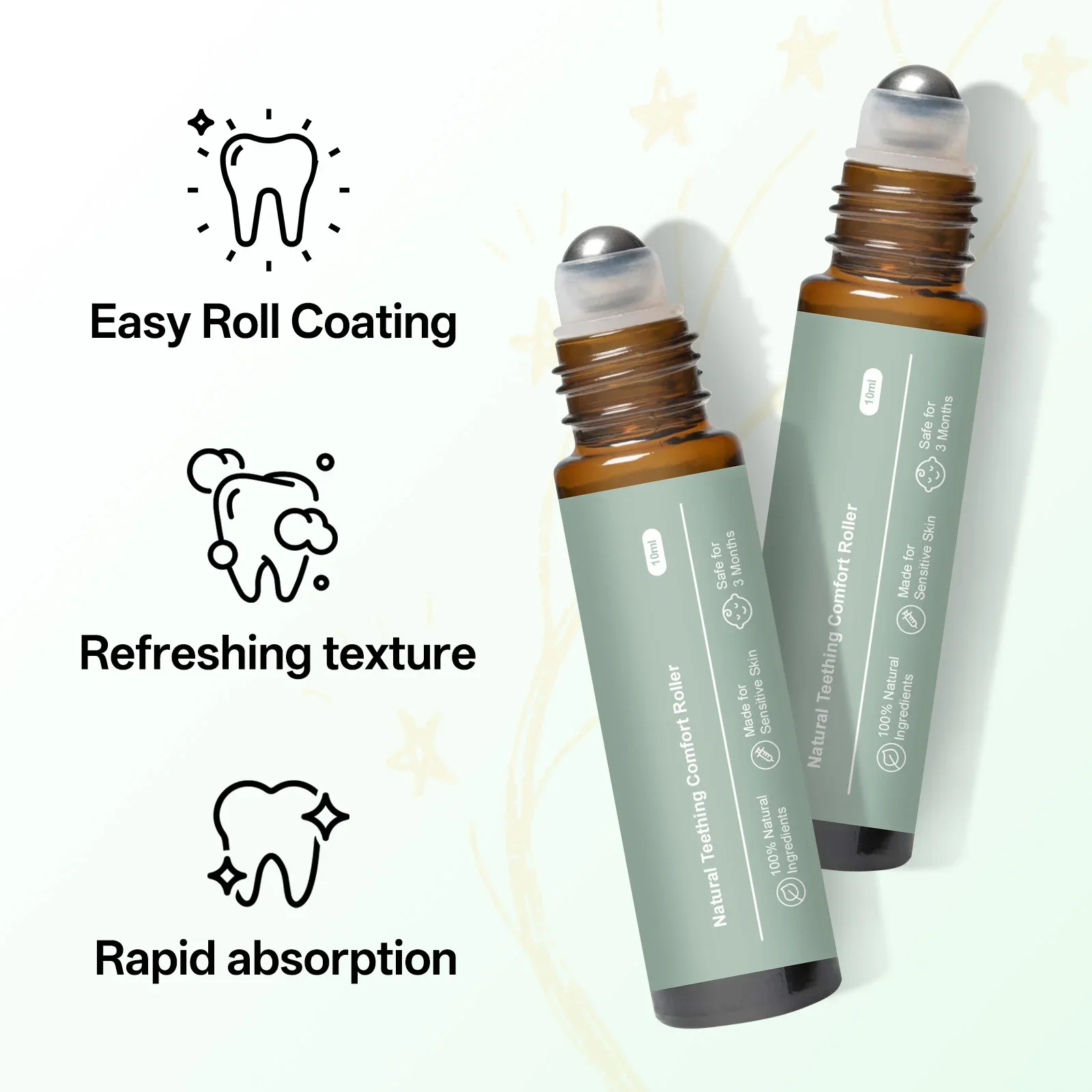 Baby Teething Relief Roller 10 - Baby Food Oil ulasan dan harga