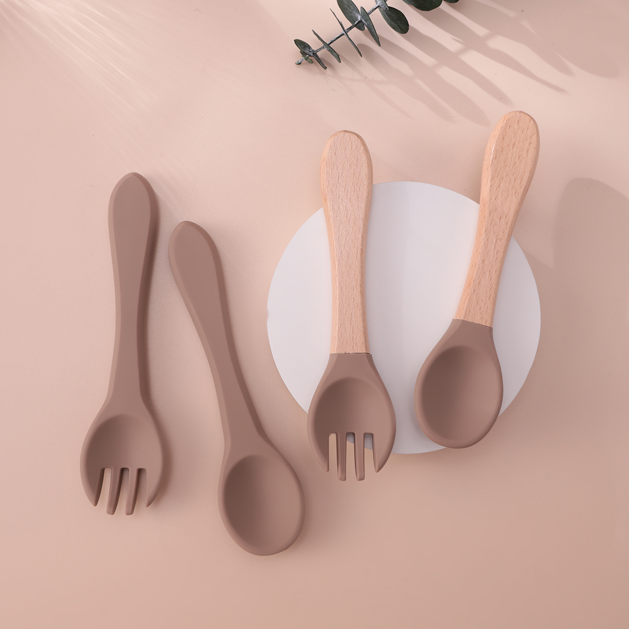 Color Kids 4PCS Silicone Baby  - Baby Food Utensils ulasan dan harga
