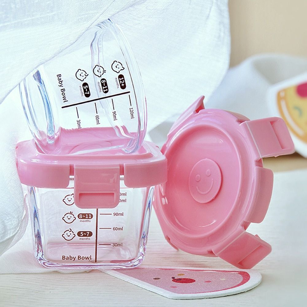 170ml Glass Food Storage Box F - Baby Food Glass ulasan dan harga