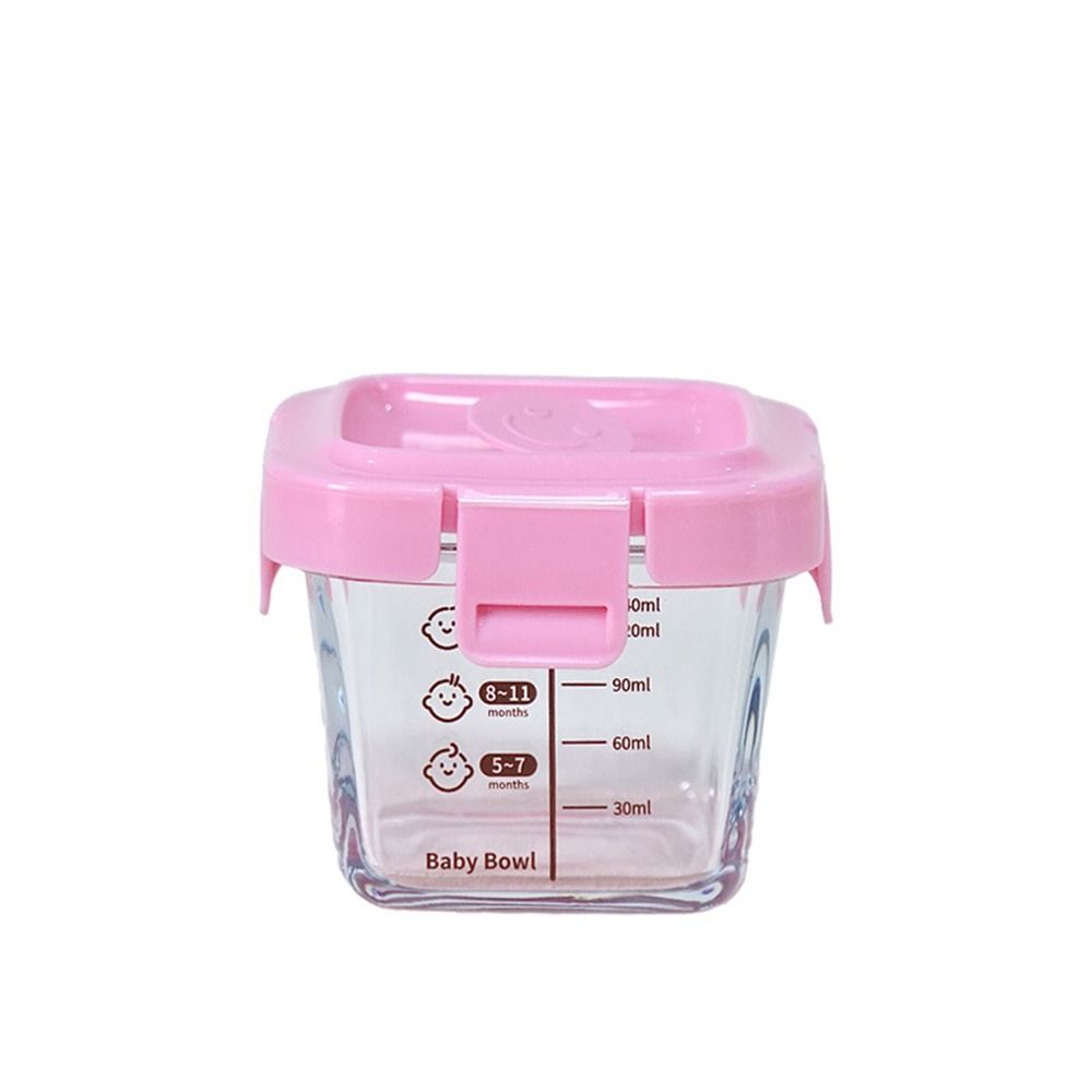 170ml Glass Food Storage Box F - Baby Food Glass ulasan dan harga