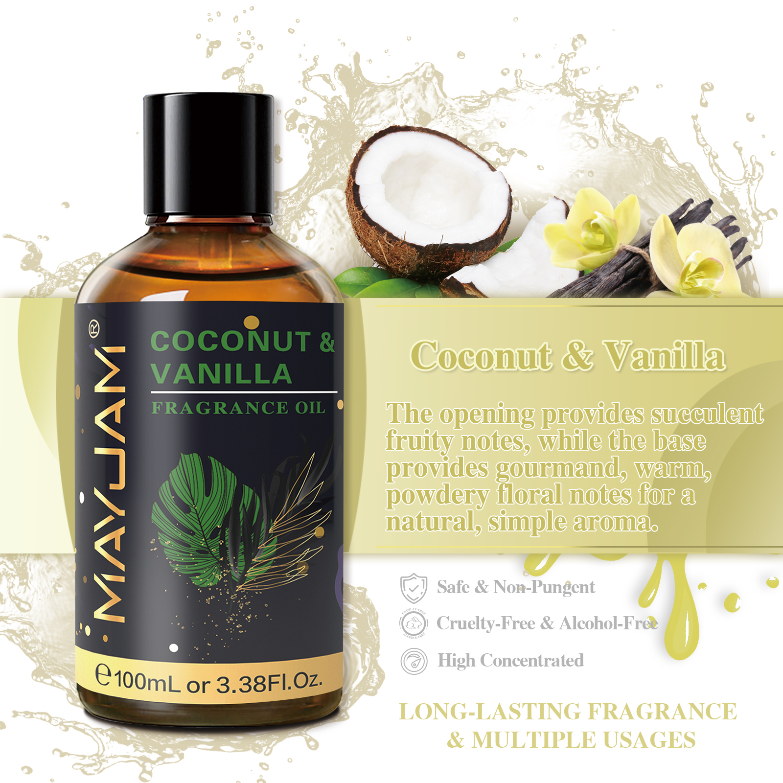 MAYJAM 100ML Fragrance Oils Fo - Baby Food Oil ulasan dan harga