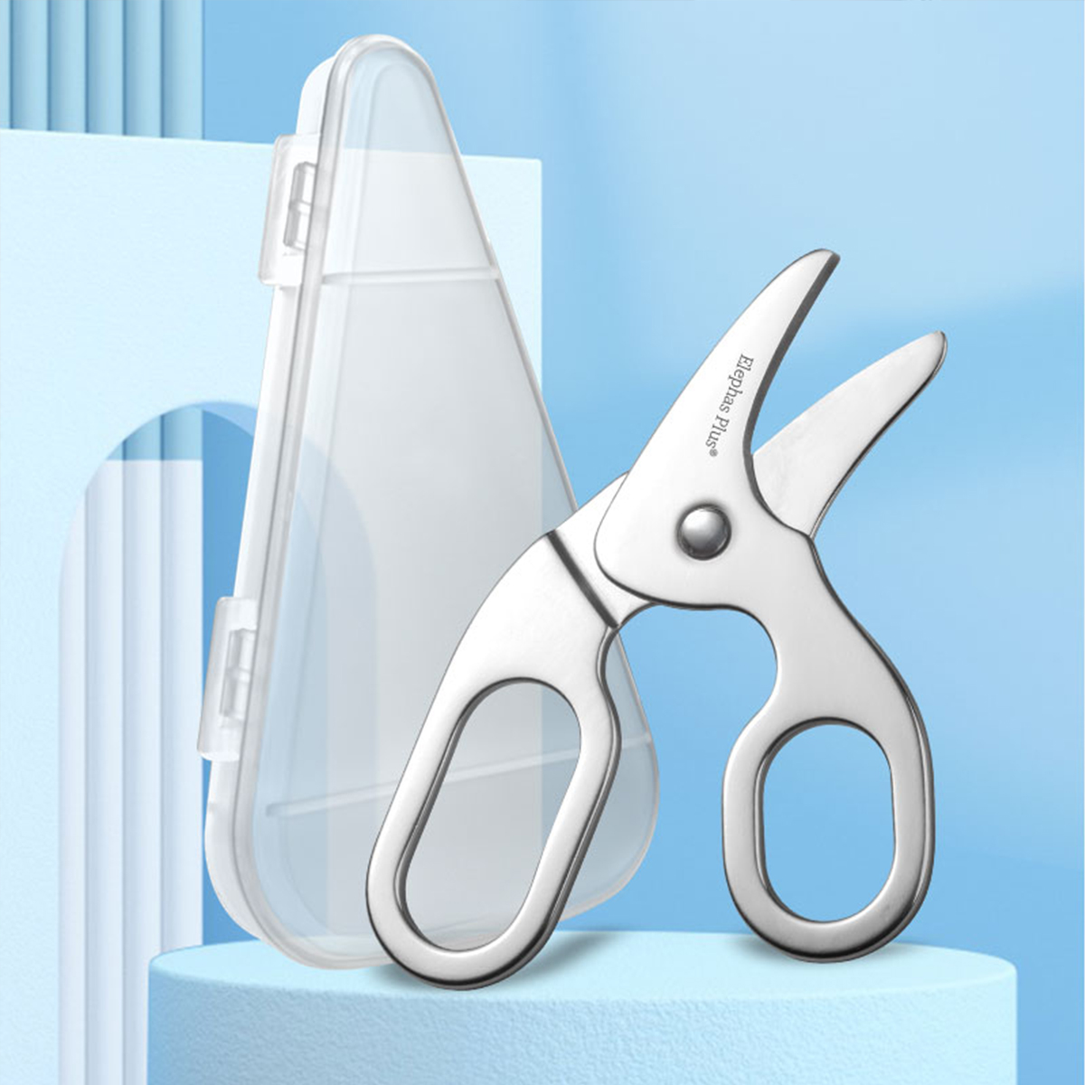 Safety Baby Food Scissors - Fo - Baby Food Utensils ulasan dan harga