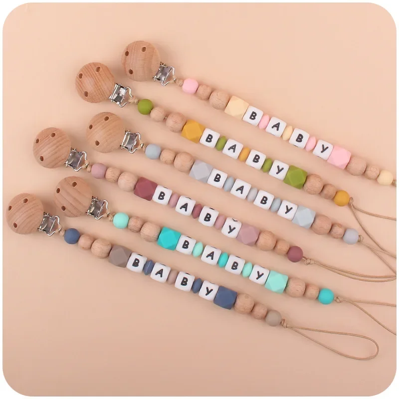 2ps Custom Baby Pacifier Clip  - Baby Food Name ulasan dan harga