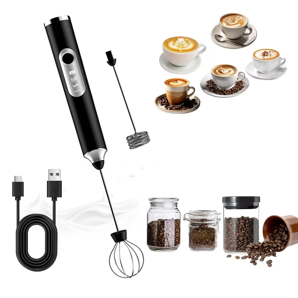 1 electric milk frother, dual  - Baby Food Hand Blender ulasan dan harga