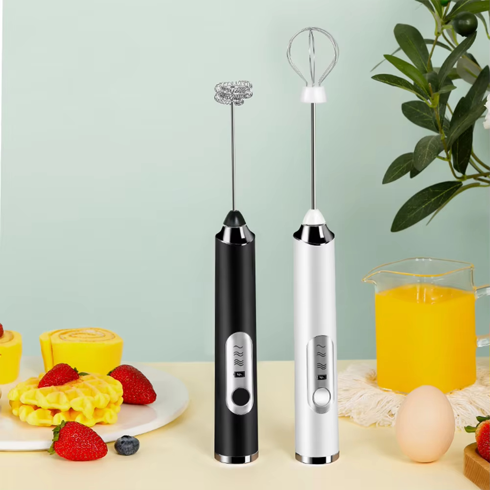 1 electric milk frother, dual  - Baby Food Hand Blender ulasan dan harga